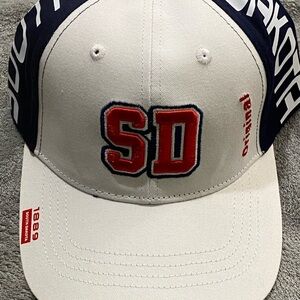 Original South Dakota “SD” Blue & White Robin Ruth Adjustable Cap…